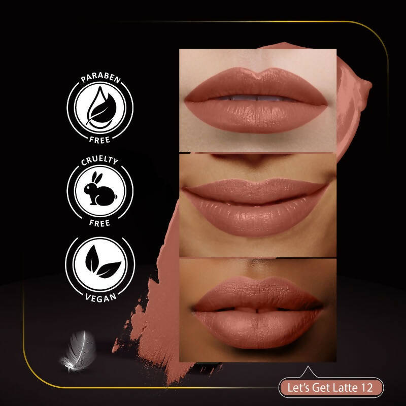 Faces Canada Comfy Matte Creme Lipstick - Let’s Get Latte 12 - Distacart