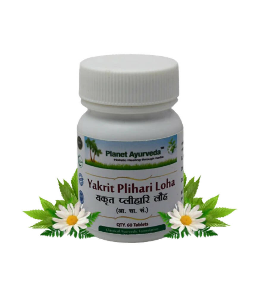 Planet Ayurveda Yakrit Plihari Loha Tablets - Distacart
