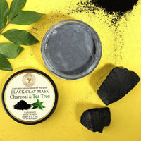 Thumbnail for Tatvik Ayurveda Black Clay Mask – Charcoal and Tea Tree - Distacart