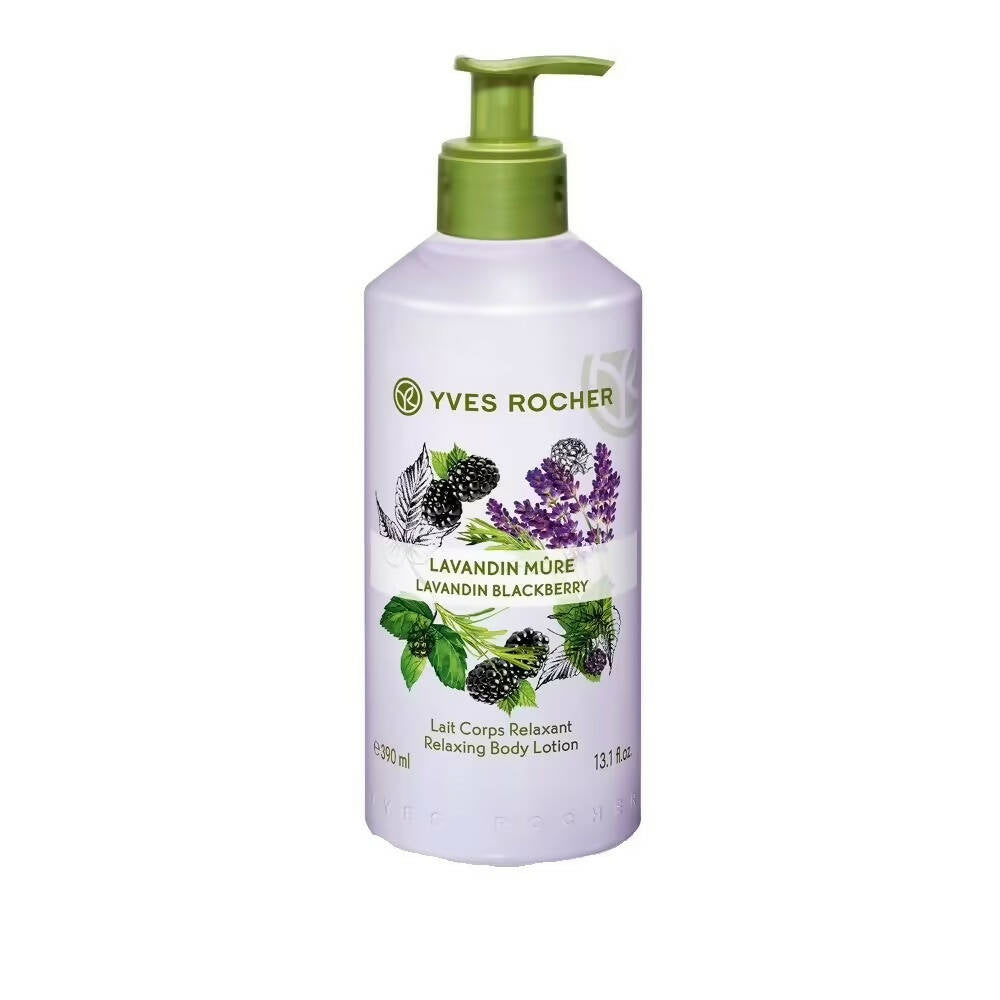 Yves Rocher Relaxing Body Lotion-Lavandin Blackberry - Distacart