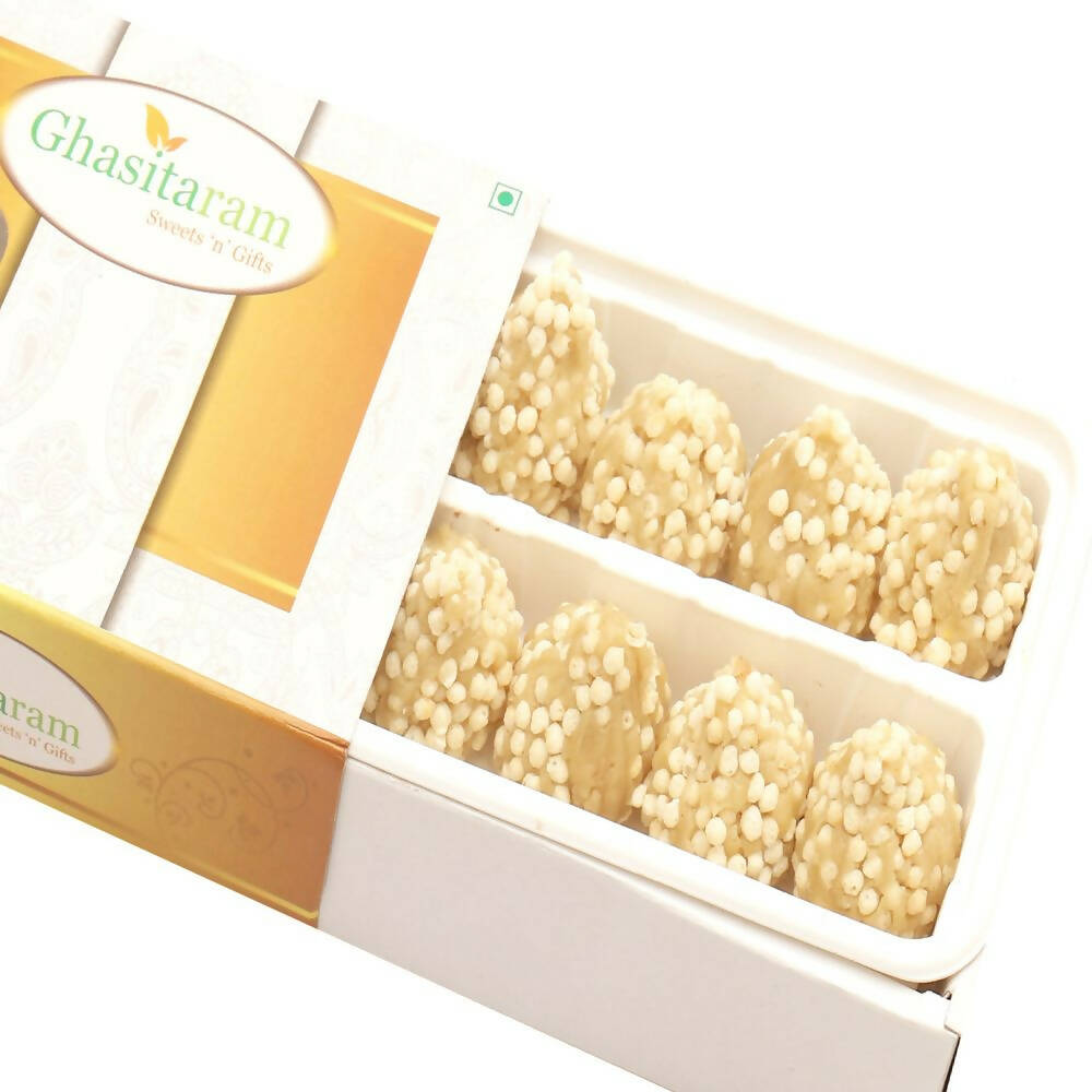 Ghasitaram Rice Crispies Kaju Modaks - Distacart