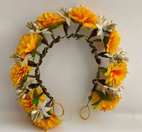 Thumbnail for Yellow Bridal Flower Hair Accessories - Distacart