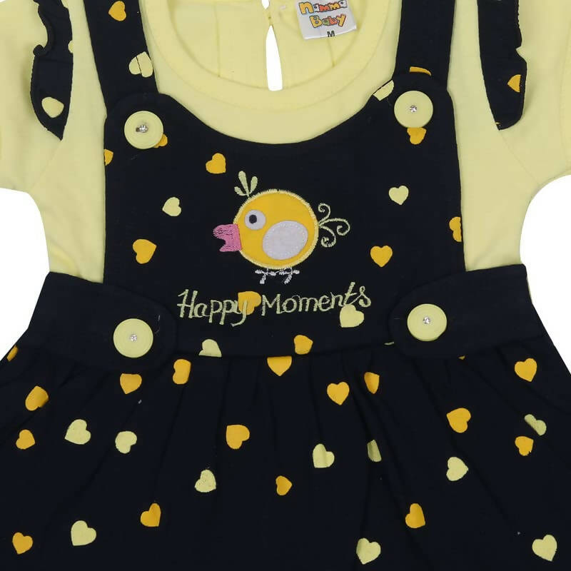 NammaBaby Baby Girl's A-Line Mini Frock Dress - Yellow 117 - Distacart