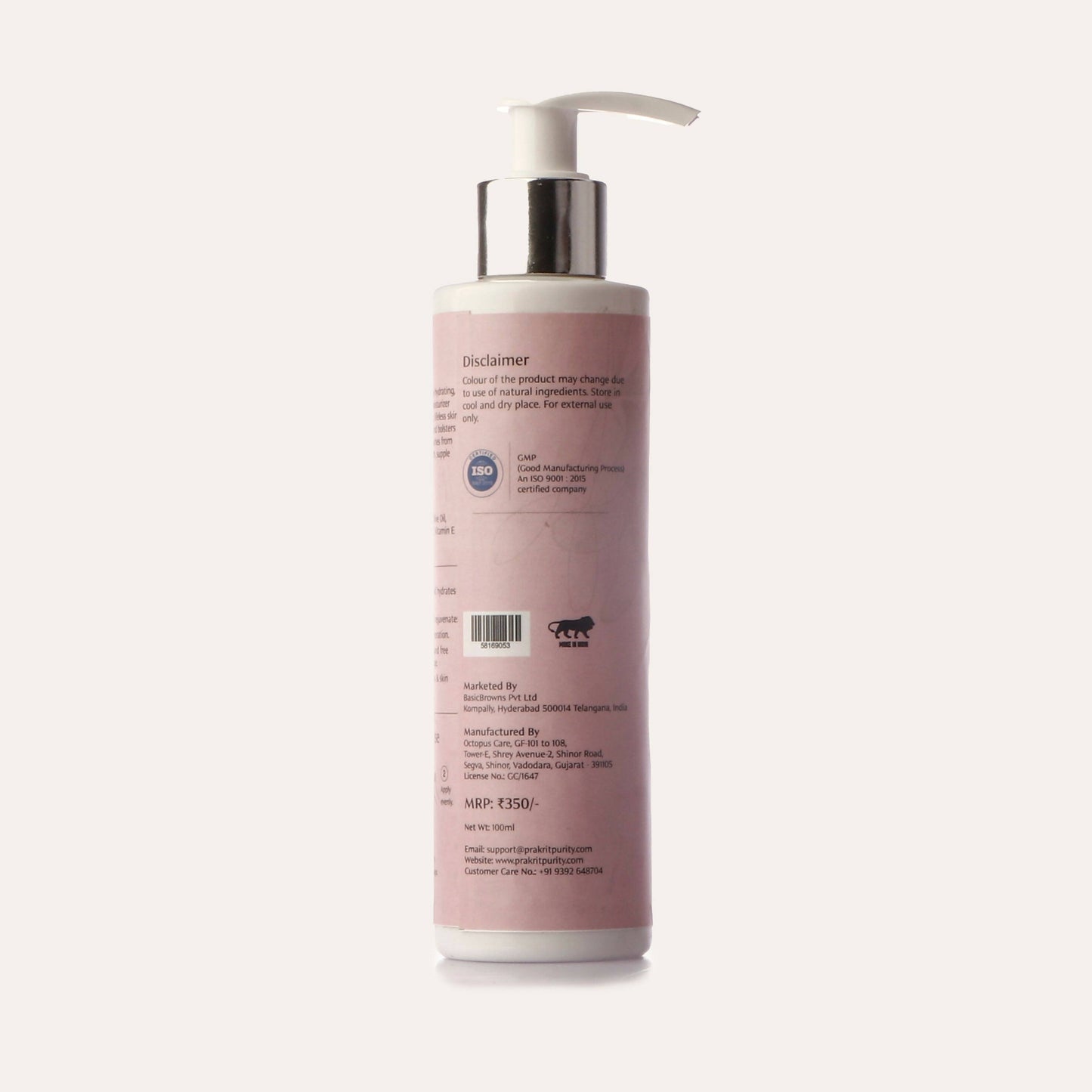 PrakritPurity Hydrating Moisturizer - Distacart