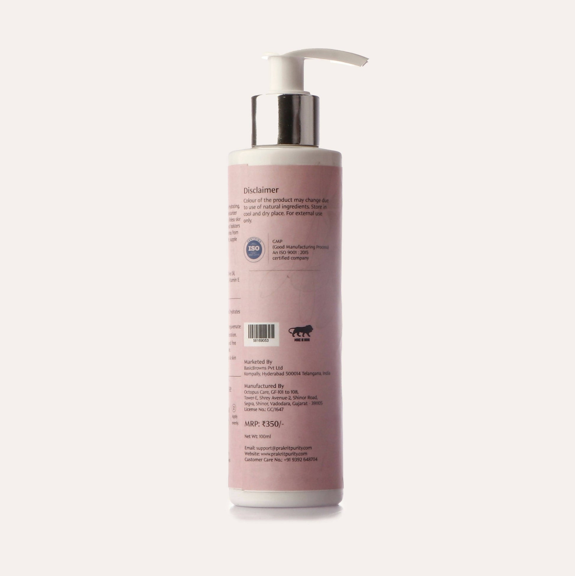 PrakritPurity Hydrating Moisturizer - Distacart