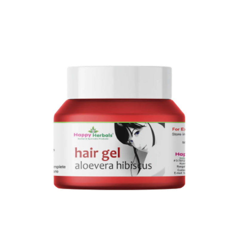 Happy Herbals Aloevera Hibiscus Hair Gel - Distacart