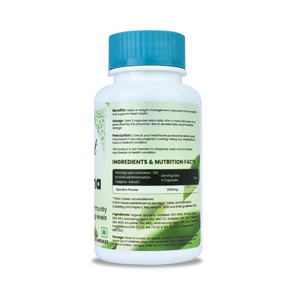 Sprowt Spirulina Capsules - Distacart