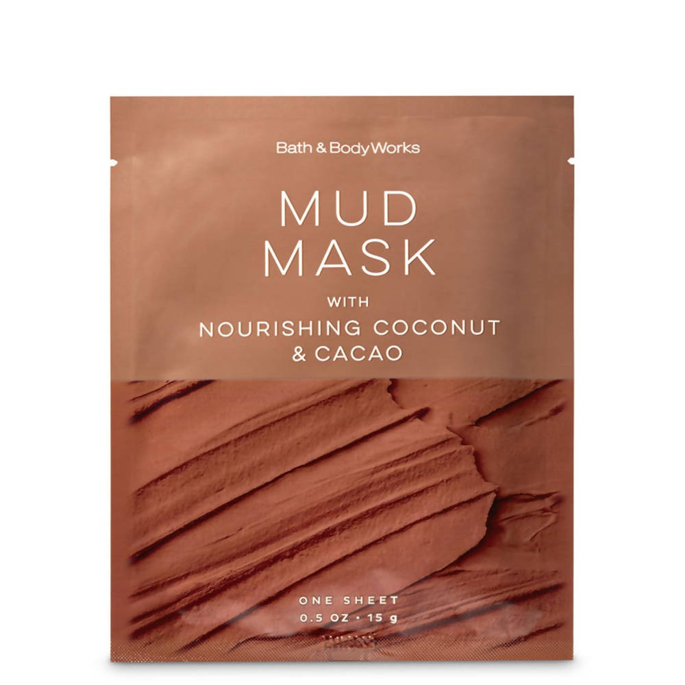 Bath & Body Works Mud Mask with Nourishing Coconut & Cacao Face Sheet Mask