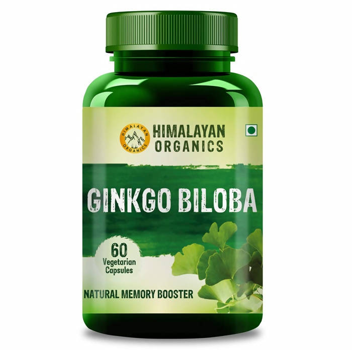 Himalayan Organics Ginkgo Biloba, Natural Memory Booster: 60 Capsules
