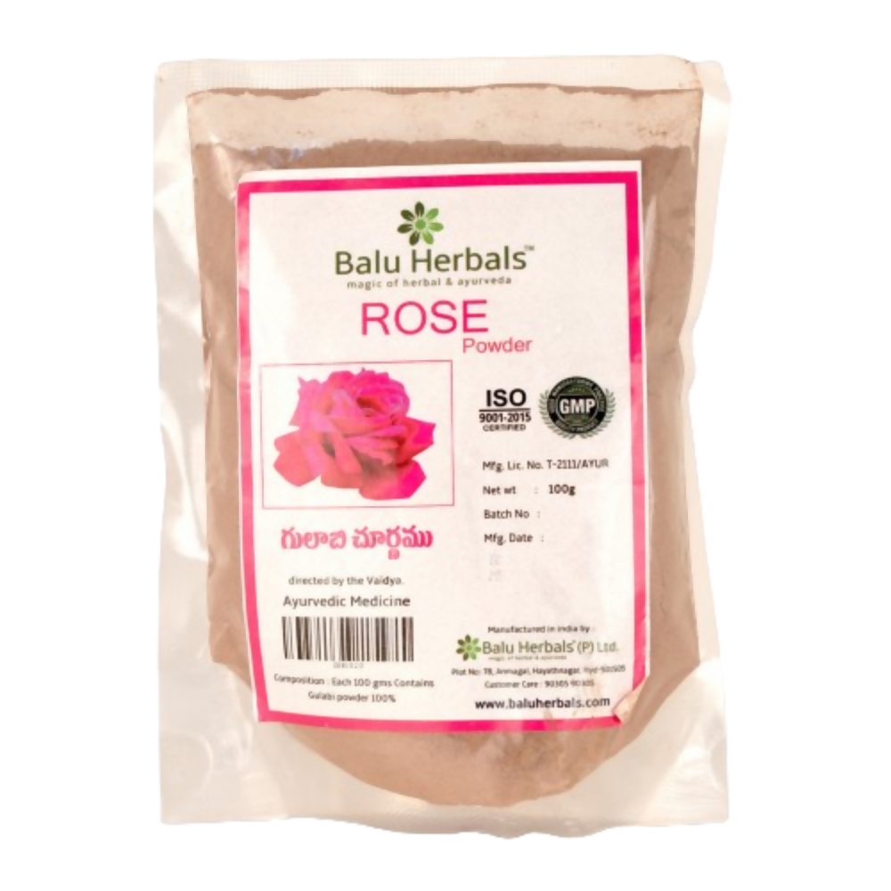 Balu Herbals Rose (Gulabi) Powder - Distacart