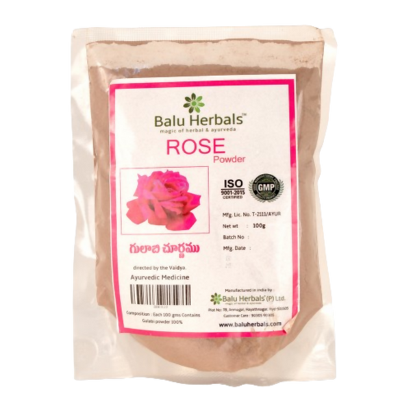Balu Herbals Rose (Gulabi) Powder - Distacart