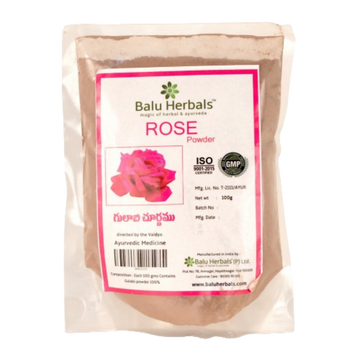 Balu Herbals Rose (Gulabi) Powder - Distacart