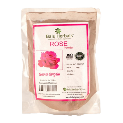 Balu Herbals Rose (Gulabi) Powder - Distacart