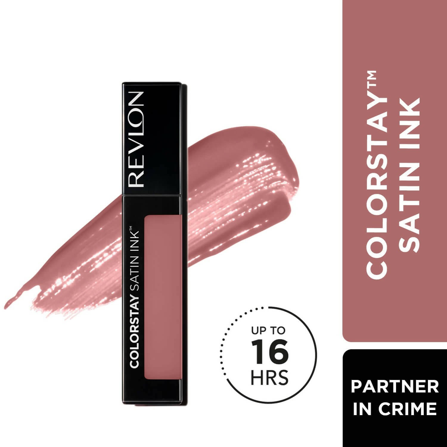 Revlon Colorstay Satin Ink Liquid Lip Color - Partner In Crime - Distacart