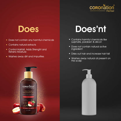 Coronation Herbal Apple Cider Vinegar Shampoo - Distacart
