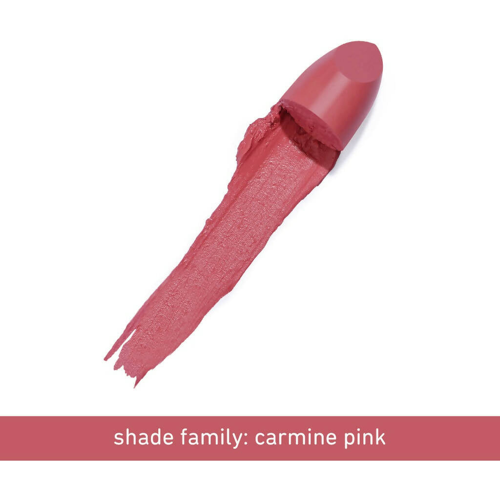 Plum Butter Crème Matte Lipstick Crimson Crush - 124 (Carmine Pink) - Distacart