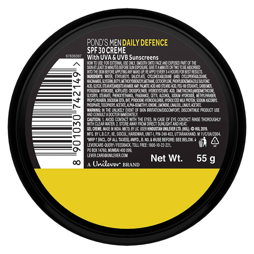 Men Daily Defence SPF 30 Face Creme