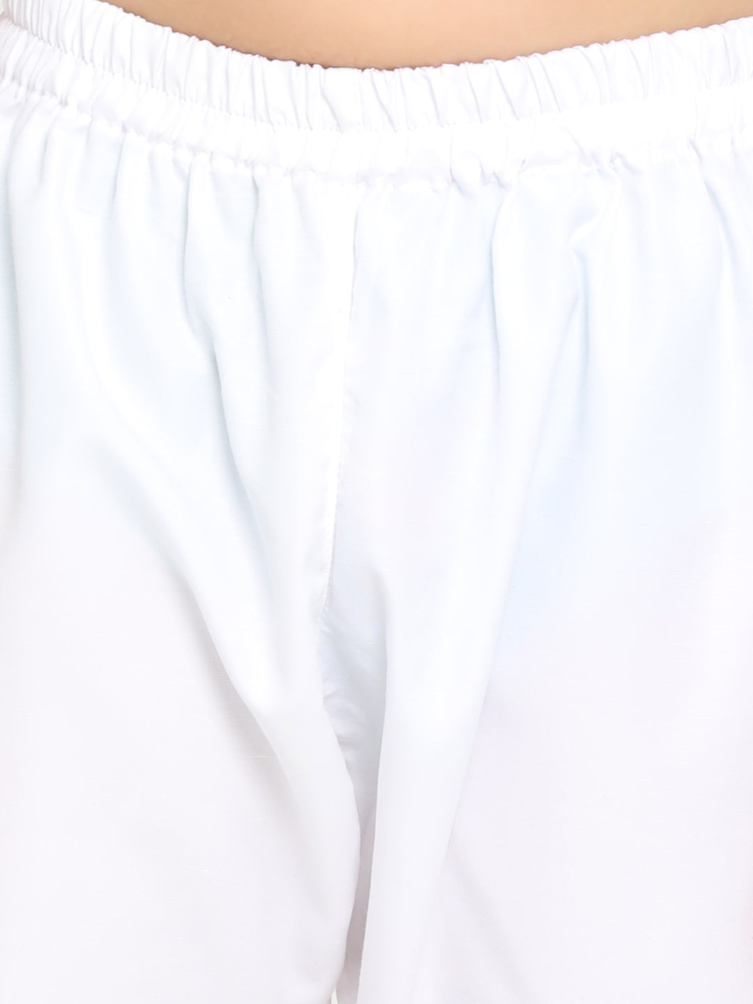 Vastramay Classic Solid Kurta In Cotton Fabric With White Pyjama And Muslim Prayer Cap For Boys - Distacart