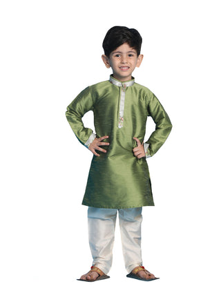 Vastramay Silke Bend Kurta And Pyjama set For Boys - Distacart