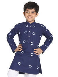 Thumbnail for Vastramay Tie And Dye Pattern Cotton Kurta For Boys - Distacart