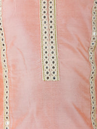 Thumbnail for Vastramay Viscose Fabric Mirror Work Kurta And Pant Set For Girls - Distacart