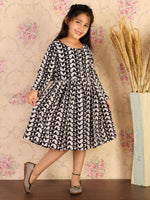 Thumbnail for Vastramay Pure Cotton Lukhnowi Chikankari Anarkali Ethnic Dress For Girls - Distacart