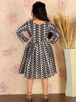 Thumbnail for Vastramay Pure Cotton Lukhnowi Chikankari Anarkali Ethnic Dress For Girls - Distacart