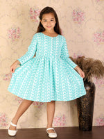 Thumbnail for Vastramay Pure Cotton Lukhnowi Chikankari Anarkali Ethnic Dress For Girls - Distacart