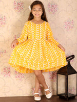 Thumbnail for Vastramay Pure Cotton Lukhnowi Chikankari Anarkali Ethnic Dress For Girls - Distacart