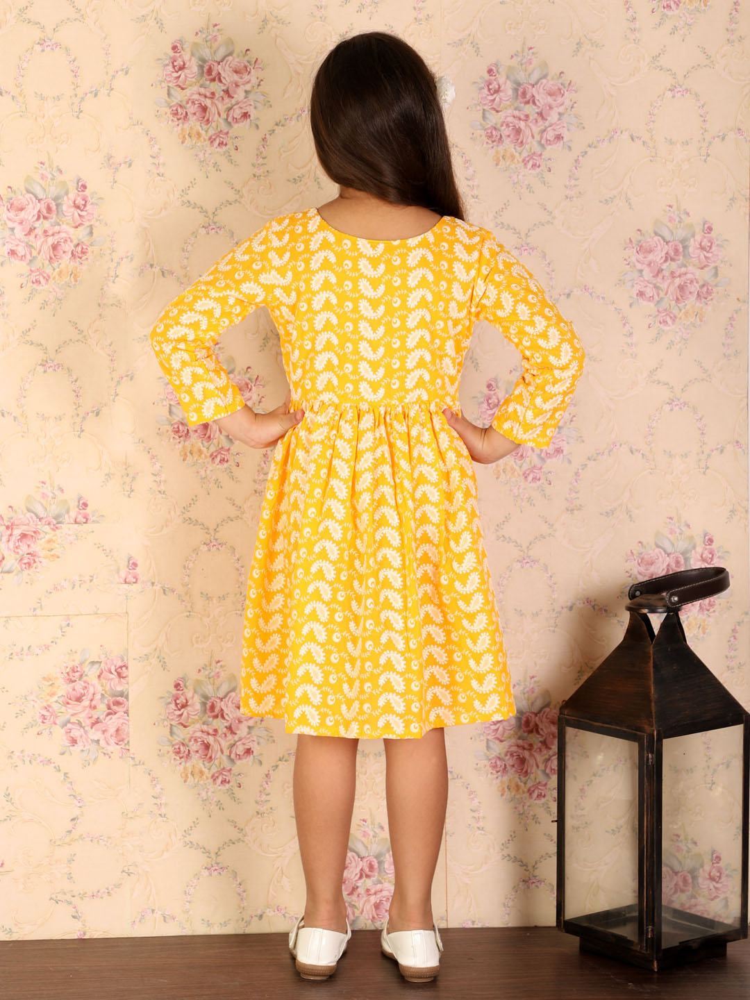Vastramay Pure Cotton Lukhnowi Chikankari Anarkali Ethnic Dress For Girls - Distacart