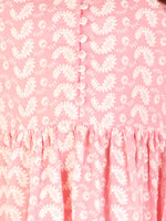 Thumbnail for Vastramay Pure Cotton Lukhnowi Chikankari Anarkali Ethnic Dress For Girls - Distacart
