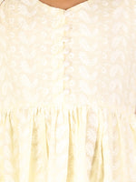 Thumbnail for Vastramay Pure Cotton Lukhnowi Chikankari Anarkali Ethnic Dress For Girls - Distacart