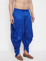 Thumbnail for VM by Vastramay Men's Blue Cowl Dhoti - Distacart
