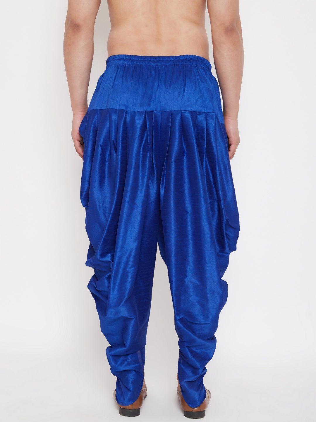 VM by Vastramay Men's Blue Cowl Dhoti - Distacart