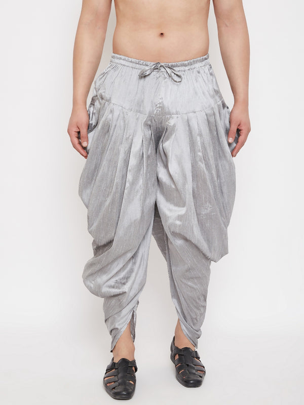 VM by Vastramay Men's Grey Cowl Dhoti - Distacart