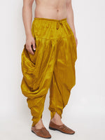 Thumbnail for VM by Vastramay Men's Mustard Cowl Dhoti - Distacart
