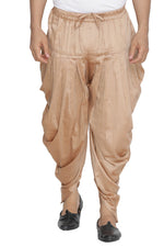Thumbnail for Vastramay Men's Gold Cotton Blend Dhoti - Distacart