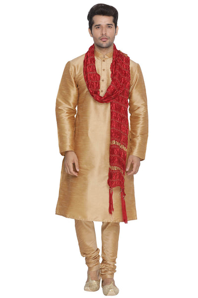 Vastramay Men's Maroon Viscose Dupatta - Distacart