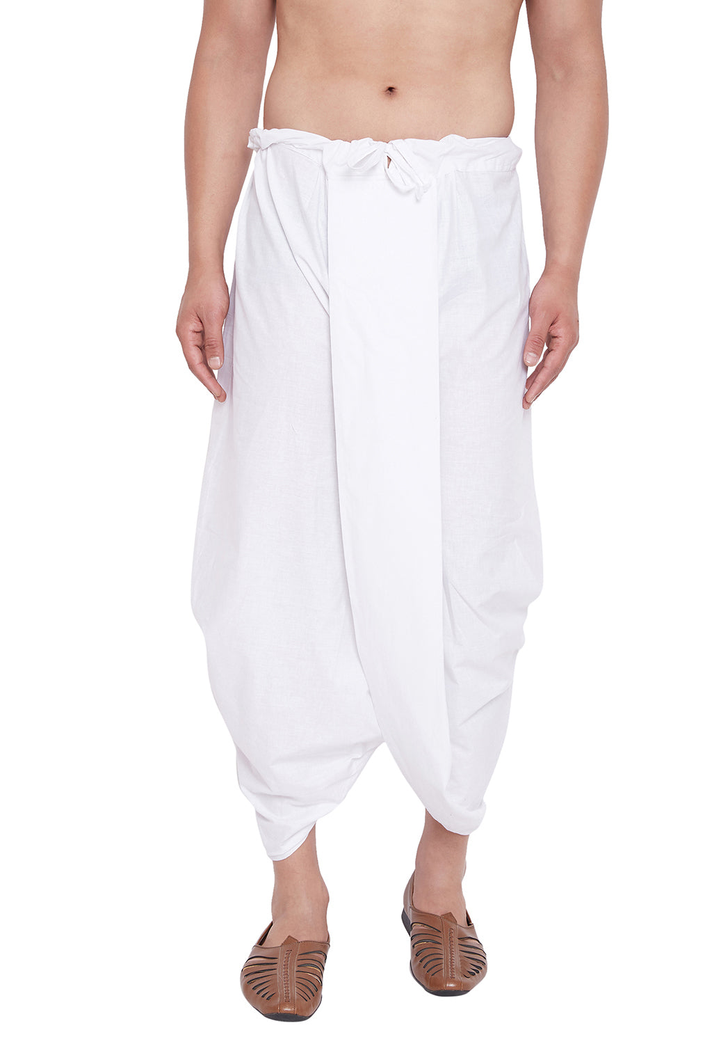 Vastramay Men's White Traditional Dhoti - Distacart