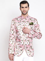 Thumbnail for Vastramay Men's Pink Silk Blend Jodhpuri - Distacart