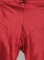 Thumbnail for Vastramay Men's White Silk Blend Kurta Pyjama Set - Distacart