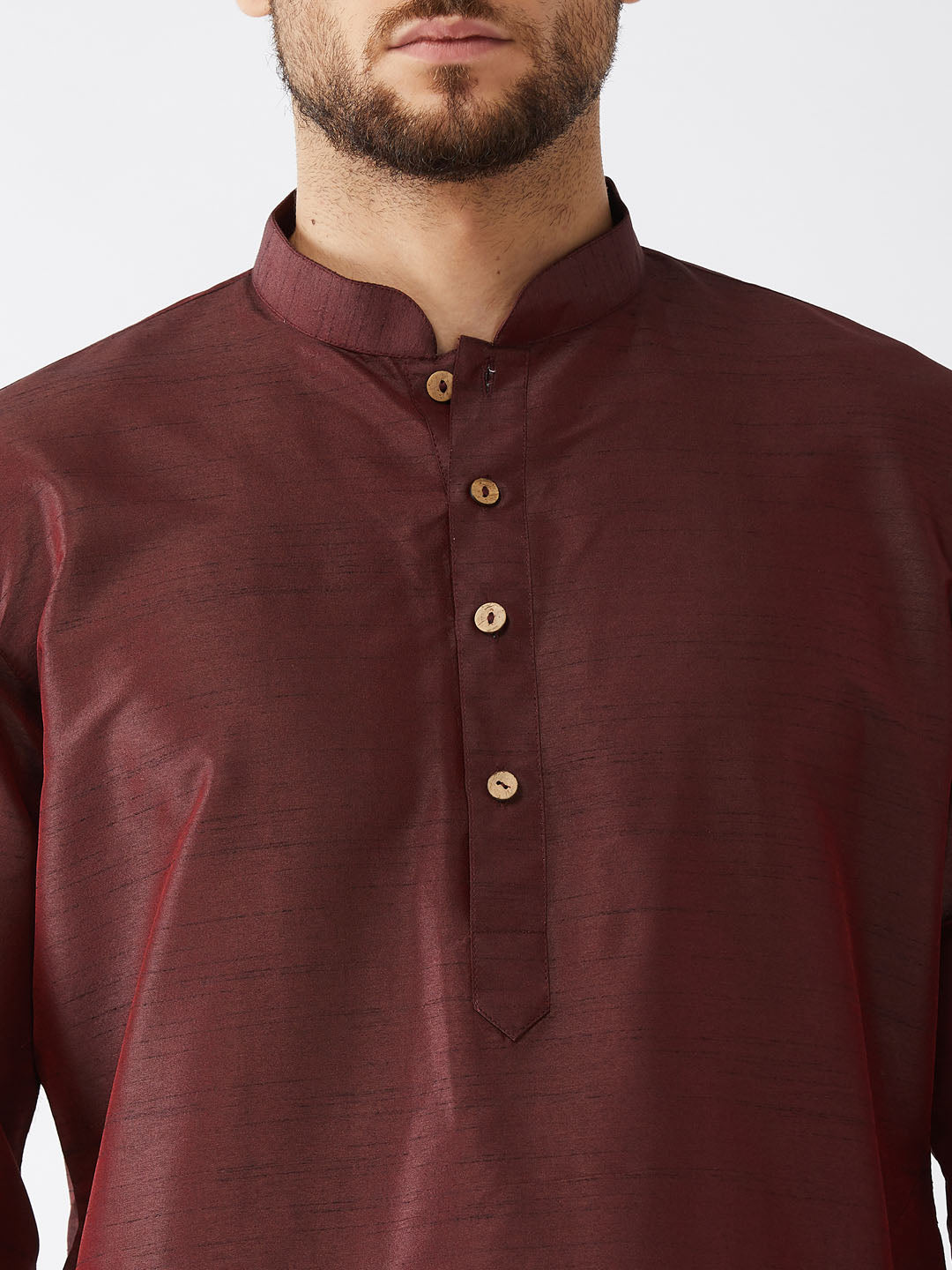 VM by Vastramay Men's Solid Kurta And Embroidered Traditional Dhoti Set - Distacart