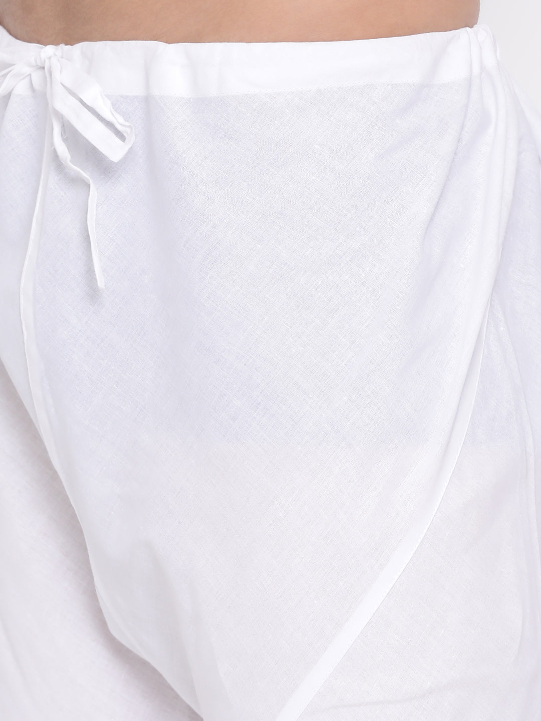 Vastramay Men's Pink Cotton Blend Kurta Pyjama Set - Distacart