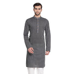 Thumbnail for Vastramay Men's Black Pure Cotton Kurta - Distacart