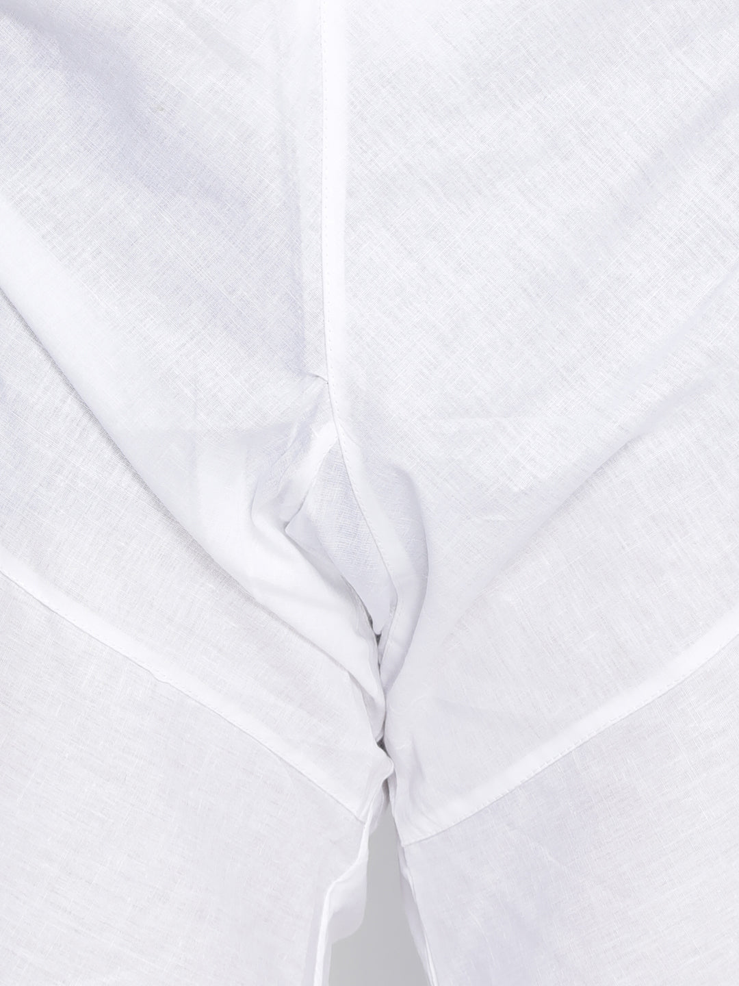 Vastramay Men's White Cotton Blend Kurta, Pyjama & Dupatta Set - Distacart