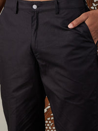 Thumbnail for Vastramay Men's Black Cotton Pant Style Pyjama - Distacart