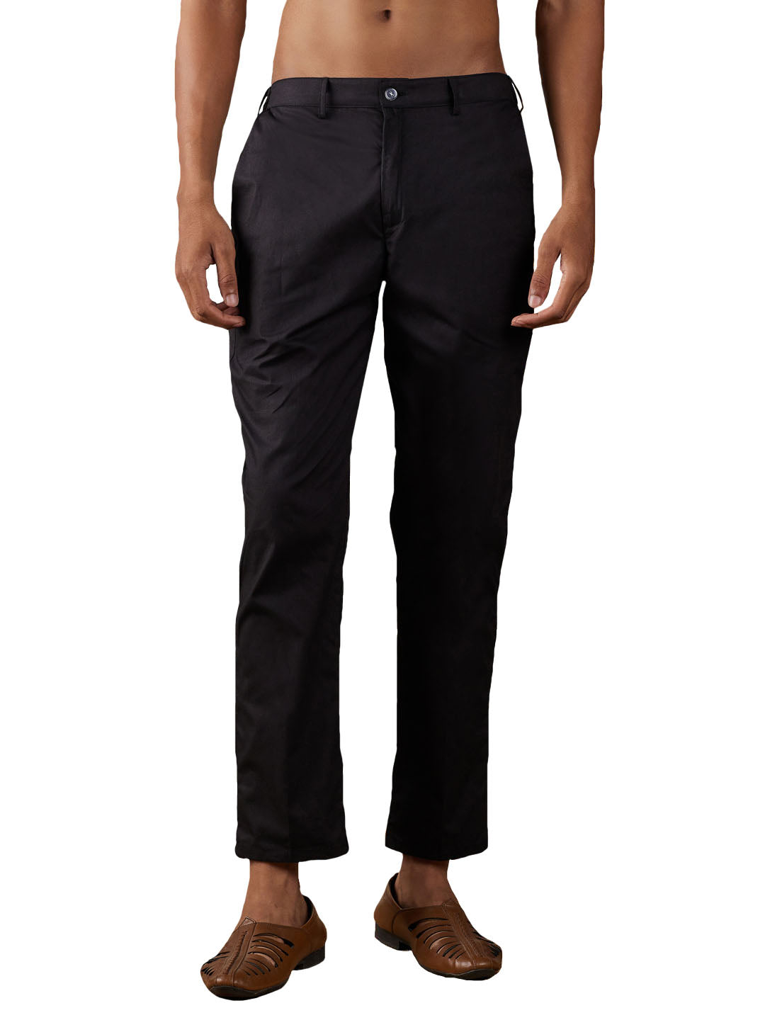 Vastramay Men's Black Cotton Pant Style Pyjama - Distacart