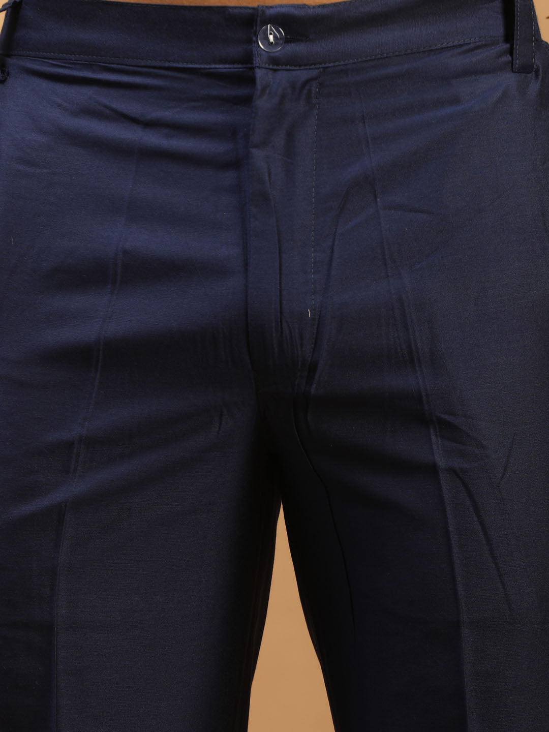 Vastramay Men's Navy Blue Viscose Pant Style Pyjama - Distacart