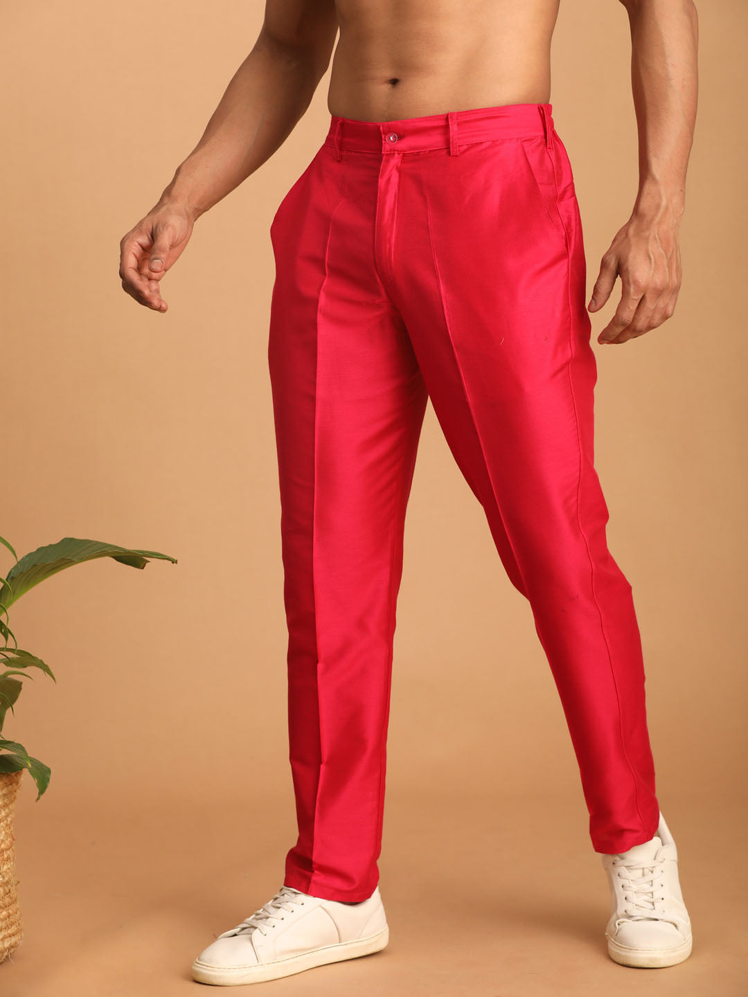 Vastramay Men's Pink Viscose Pant Style Pyjama - Distacart