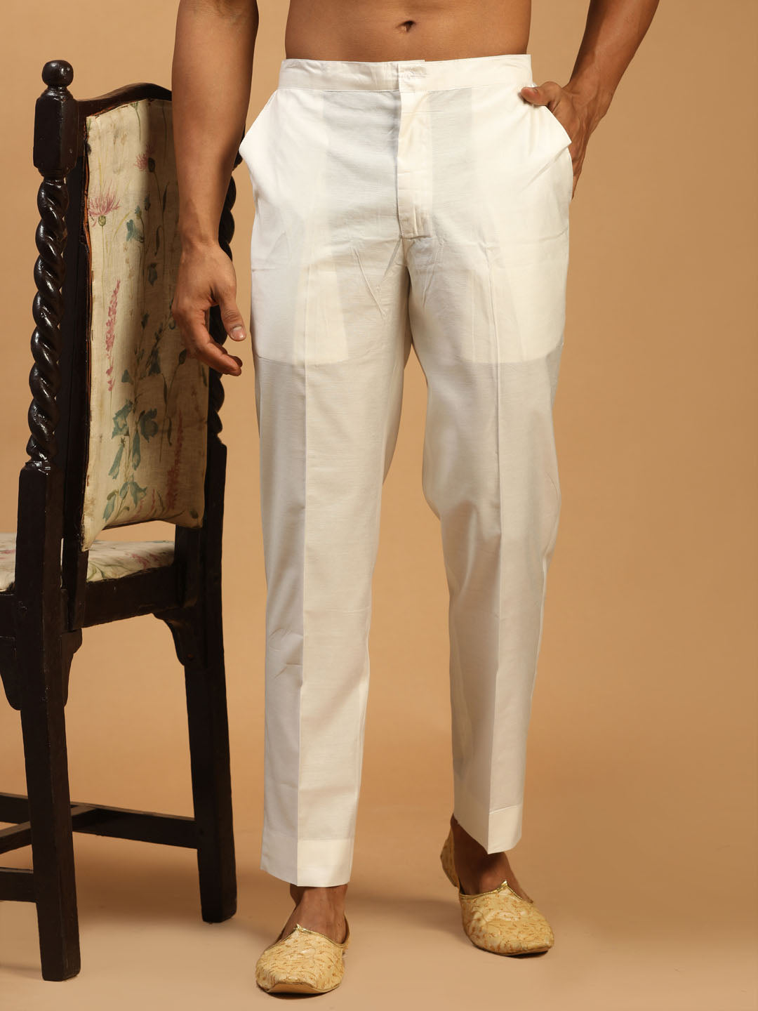 Vastramay Men's White Viscose Pant Style Pyjama - Distacart